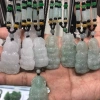 The natural jade Guanyin necklace, sweater chain neck accessory and long and short pendant sweater decorative chain of the national trend series Application Scenario